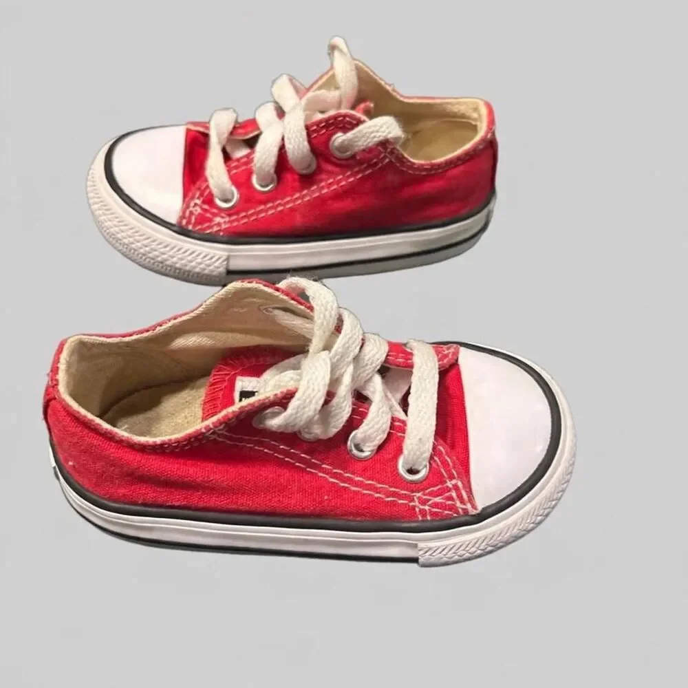 Converse Red First-shoes-baby-shoes